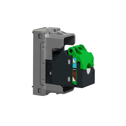 Розетка компьютерная RJ45, 5, STP, алюминий, 1 модуль, Unica New Schneider NU341230