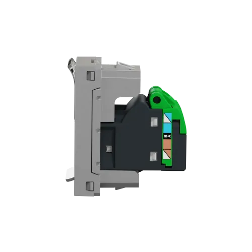 Розетка компьютерная RJ45, 5, STP, алюминий, 1 модуль, Unica New Schneider NU341230