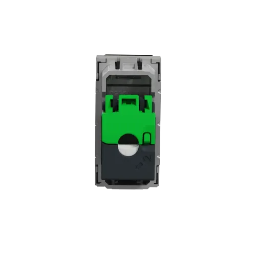 Розетка компьютерная RJ45, 6 UTP, алюминий, 1 модуль, Unica New Schneider NU341430