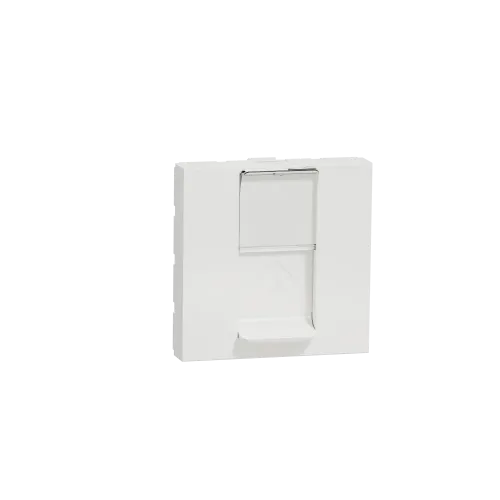Розетка компьютерная RJ45, 6 UTP, белый, 2 модуля, Unica New Schneider NU341518