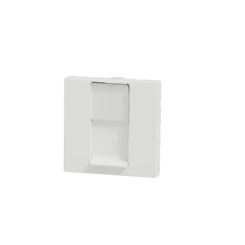 Розетка компьютерная RJ45, 6 UTP, белый, 2 модуля, Unica New Schneider NU341518