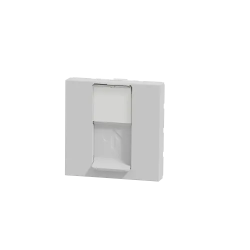 Розетка компьютерная RJ45, 6 UTP, алюминий, 2 модуля, Unica New Schneider NU341530