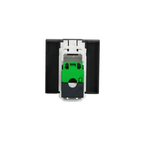 Розетка компьютерная RJ45, 6 UTP, антрацит, 2 модуля, Unica New Schneider NU341554