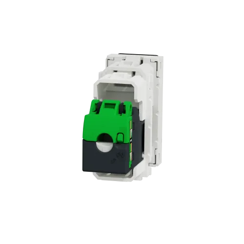 Розетка компьютерная RJ45, 6 STP, белый, 1 модуль, Unica New Schneider NU341618