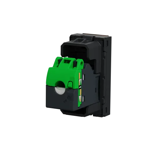 Розетка компьютерная RJ45, 6 STP, антрацит, 1 модуль, Unica New Schneider NU341654