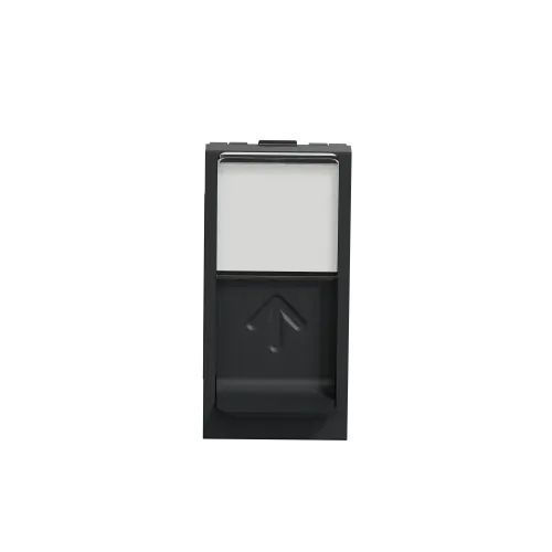 Розетка компьютерная RJ45, 6 STP, антрацит, 1 модуль, Unica New Schneider NU341654