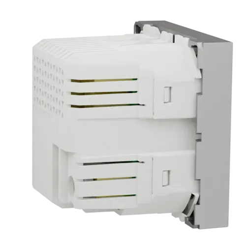 Розетка USB для зарядки, двойная, алюминий, 2 модуля, Unica New Schneider NU341830