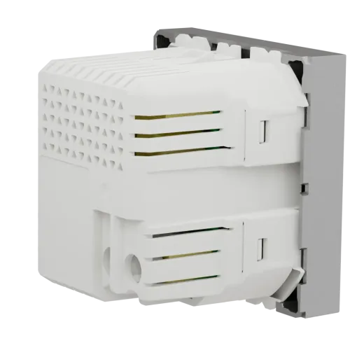 Розетка USB для зарядки, двойная, алюминий, 2 модуля, Unica New Schneider NU341830