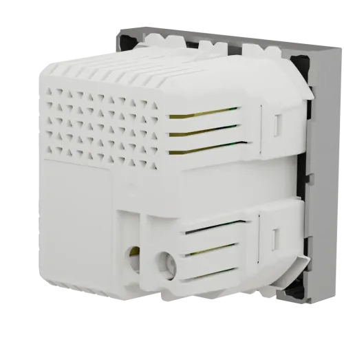 Розетка USB для зарядки, двойная, алюминий, 2 модуля, Unica New Schneider NU341830