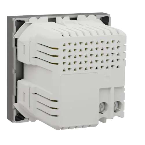 Розетка USB для зарядки, двойная, алюминий, 2 модуля, Unica New Schneider NU341830
