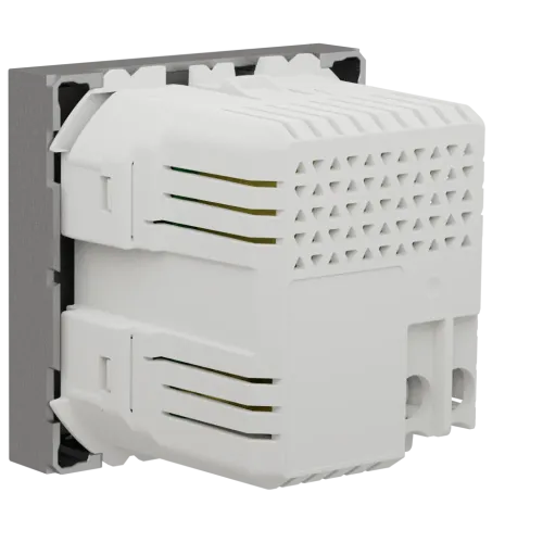 Розетка USB для зарядки, двойная, алюминий, 2 модуля, Unica New Schneider NU341830