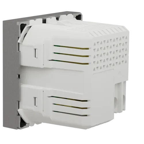 Розетка USB для зарядки, двойная, алюминий, 2 модуля, Unica New Schneider NU341830