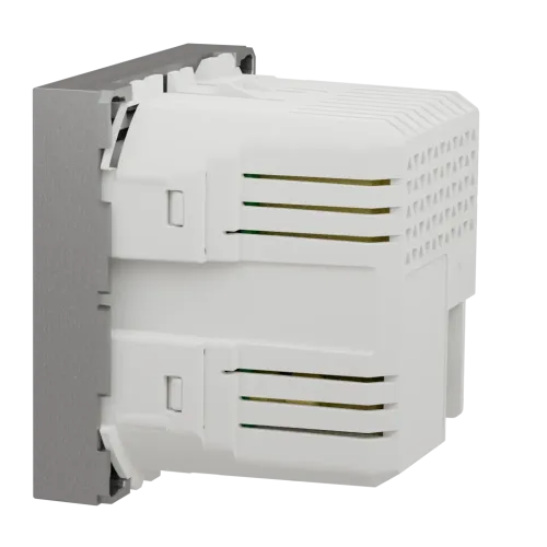 Розетка USB для зарядки, двойная, алюминий, 2 модуля, Unica New Schneider NU341830