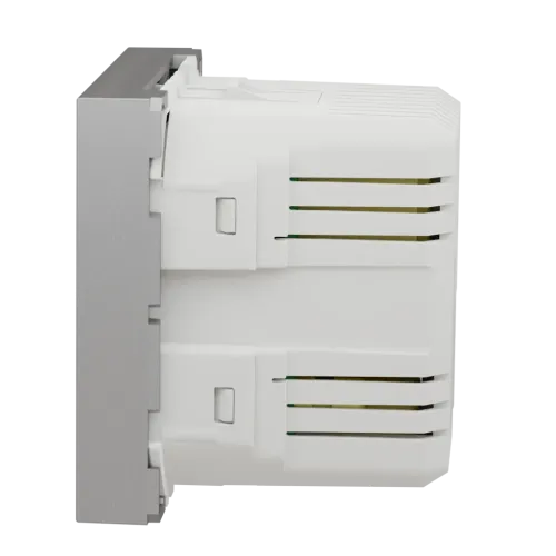 Розетка USB для зарядки, двойная, алюминий, 2 модуля, Unica New Schneider NU341830