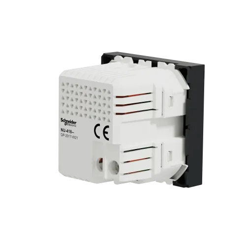 Розетка USB для зарядки, двойная, антрацит, 2 модуля, Unica New Schneider NU341854