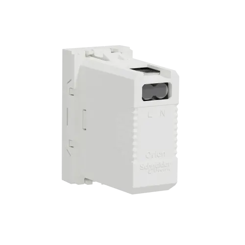 Розетка USB для зарядки, белый, 1 модуль, Unica New Schneider NU342818