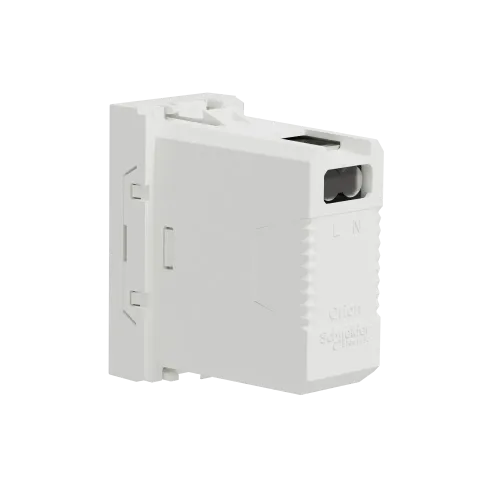 Розетка USB для зарядки, белый, 1 модуль, Unica New Schneider NU342818