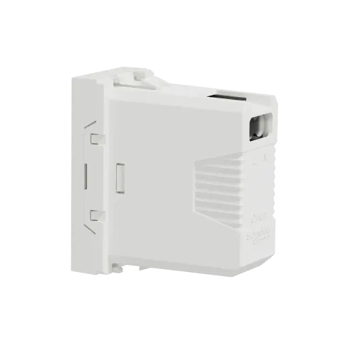 Розетка USB для зарядки, белый, 1 модуль, Unica New Schneider NU342818