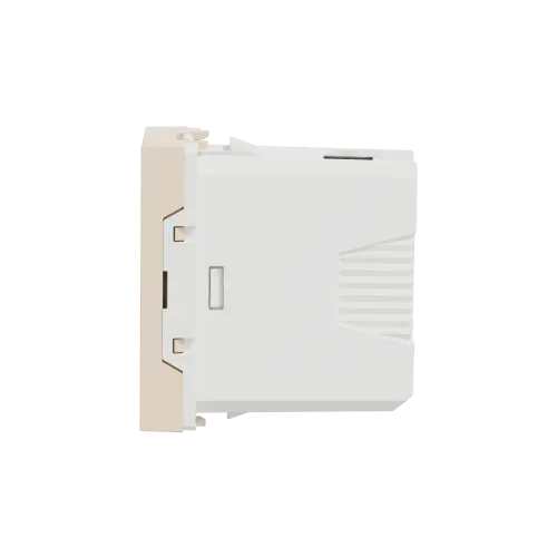 Розетка USB для зарядки, бежевый, 1 модуль, Unica New Schneider NU342844