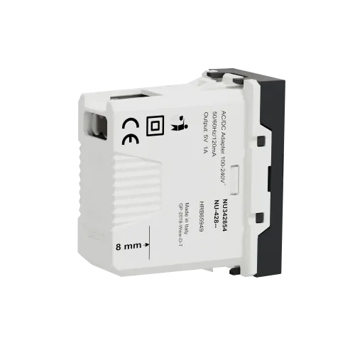 Розетка USB для зарядки, антрацит, 1 модуль, Unica New Schneider NU342854
