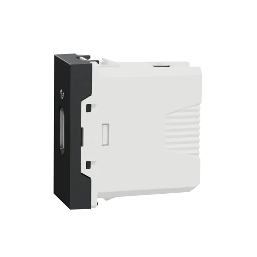 Розетка USB для зарядки, антрацит, 1 модуль, Unica New Schneider NU342854
