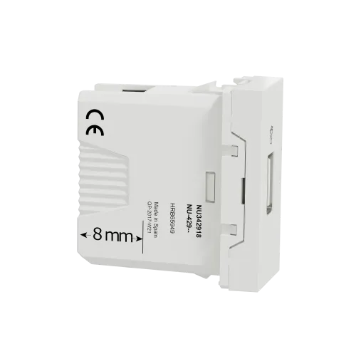 Розетка USB для передачи данных, белый, 1 модуль, Unica New Schneider NU342918