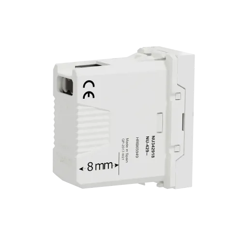 Розетка USB для передачи данных, белый, 1 модуль, Unica New Schneider NU342918
