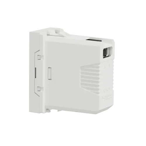 Розетка USB для передачи данных, белый, 1 модуль, Unica New Schneider NU342918