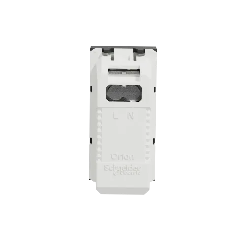 Розетка USB для передачи данных, антрацит, 1 модуль, Unica New Schneider NU342954