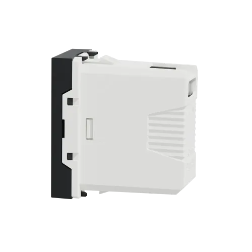 Розетка USB для передачи данных, антрацит, 1 модуль, Unica New Schneider NU342954