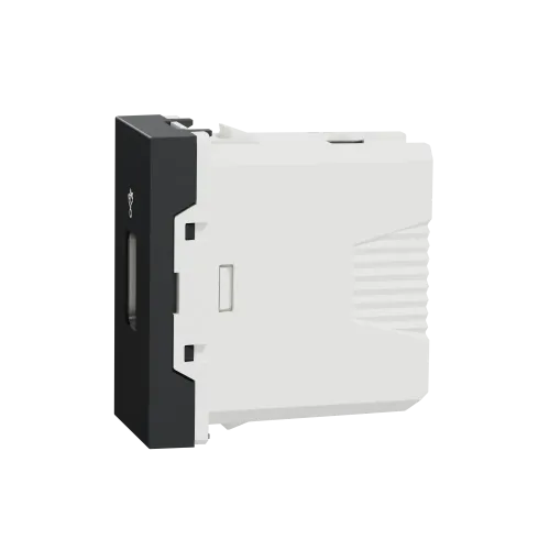 Розетка USB для передачи данных, антрацит, 1 модуль, Unica New Schneider NU342954