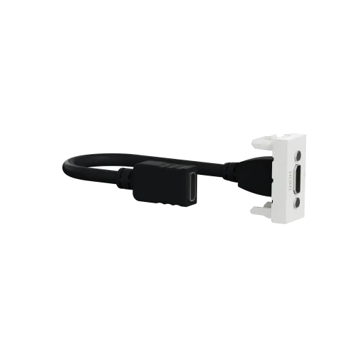 Розетка HDMI, белый, 1 модуль, Unica New Schneider NU343018
