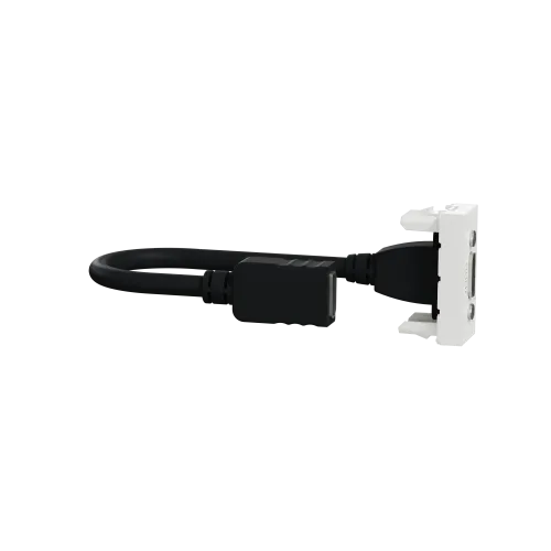 Розетка HDMI, белый, 1 модуль, Unica New Schneider NU343018