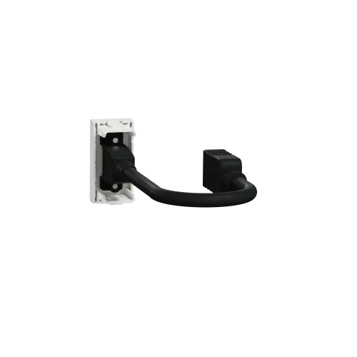 Розетка HDMI, белый, 1 модуль, Unica New Schneider NU343018