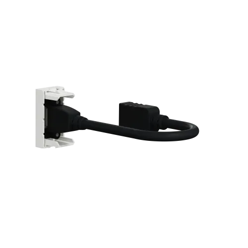Розетка HDMI, белый, 1 модуль, Unica New Schneider NU343018