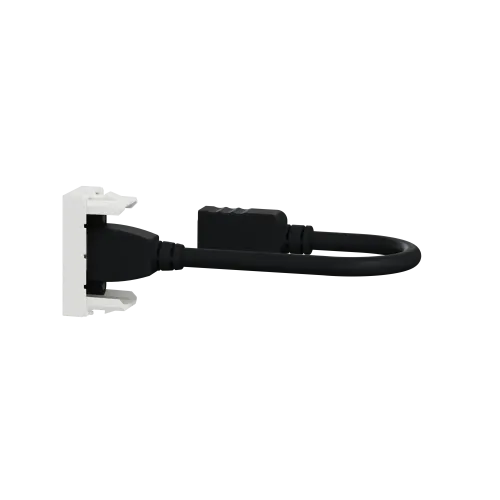Розетка HDMI, белый, 1 модуль, Unica New Schneider NU343018