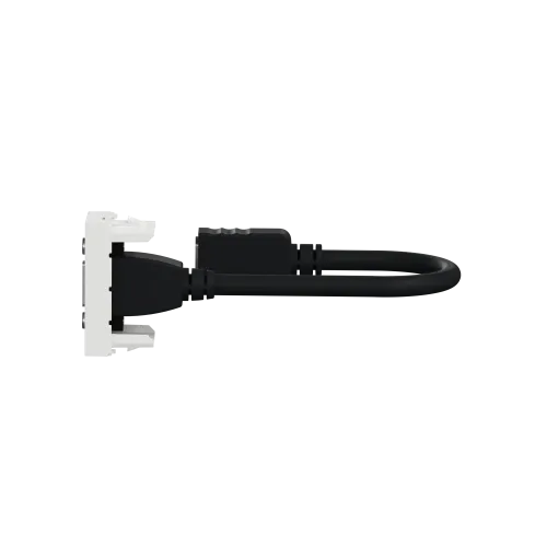 Розетка HDMI, белый, 1 модуль, Unica New Schneider NU343018