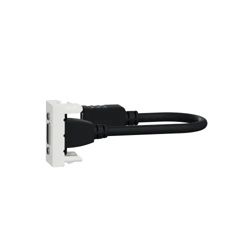 Розетка HDMI, белый, 1 модуль, Unica New Schneider NU343018