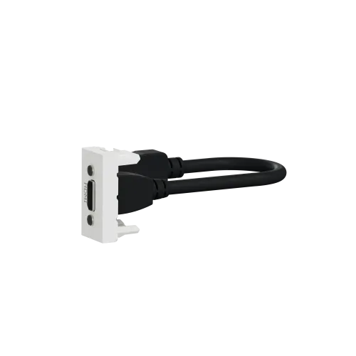 Розетка HDMI, белый, 1 модуль, Unica New Schneider NU343018