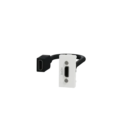 Розетка HDMI, белый, 1 модуль, Unica New Schneider NU343018