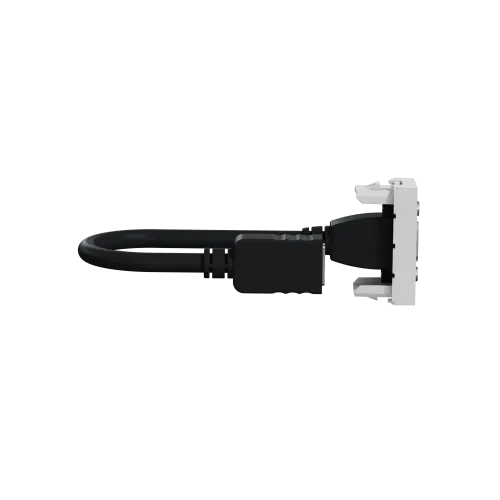 Розетка HDMI, алюминий, 1 модуль, Unica New Schneider NU343030