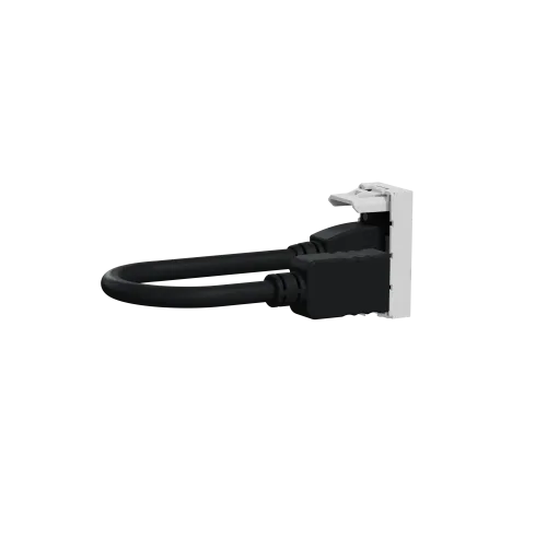 Розетка HDMI, алюминий, 1 модуль, Unica New Schneider NU343030