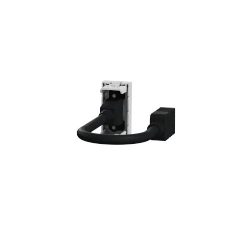 Розетка HDMI, алюминий, 1 модуль, Unica New Schneider NU343030