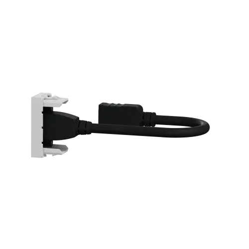 Розетка HDMI, алюминий, 1 модуль, Unica New Schneider NU343030