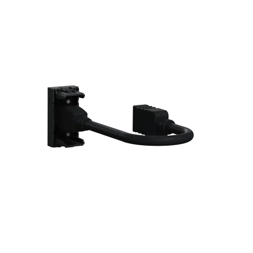 Розетка HDMI, антрацит, 1 модуль, Unica New Schneider NU343054