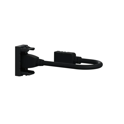 Розетка HDMI, антрацит, 1 модуль, Unica New Schneider NU343054