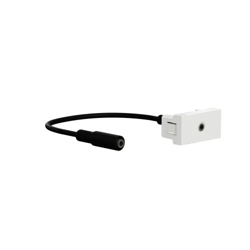 Розетка Minijack, белый, 1 модуль, Unica New Schneider NU343318