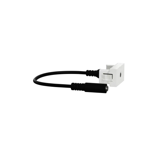 Розетка Minijack, белый, 1 модуль, Unica New Schneider NU343318