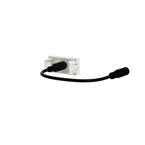 Розетка Minijack, белый, 1 модуль, Unica New Schneider NU343318