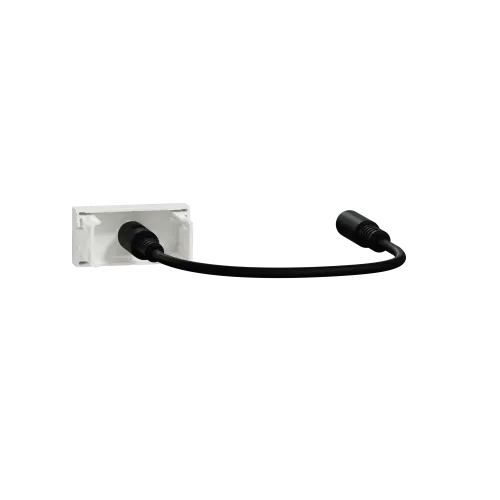 Розетка Minijack, белый, 1 модуль, Unica New Schneider NU343318